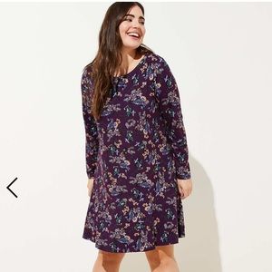 LOFT Plus Primrose Flippy Dress